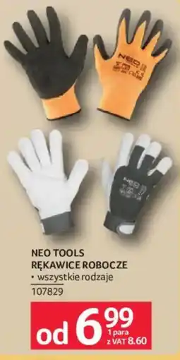 Selgros Rękawice Robocze NEO TOOLS oferta