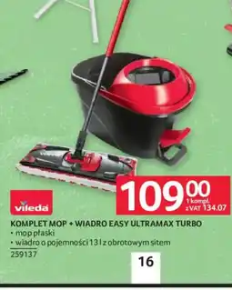 Selgros Vileda Komplet mop + wiadro Easy Ultramax Turbo oferta