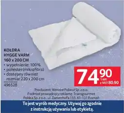 Selgros Kołdra Hygge Varm oferta