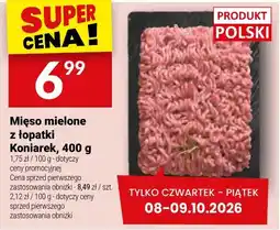 Twój Market Mięso mielone z łopatki Koniarek oferta