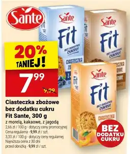 Twój Market Ciasteczka zbożowe Fit Sante oferta