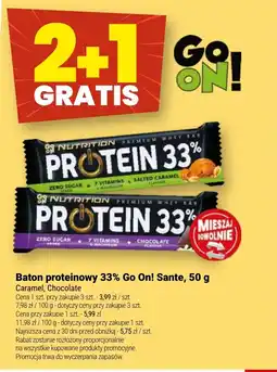 Twój Market Baton proteinowy 33% Go On! Sante oferta