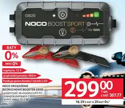 Selgros NOCO Rozruchowe Booster GB20 oferta