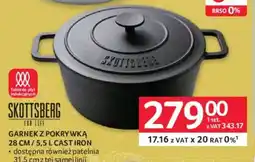 Selgros Skottsborg Garnek z pokrywką oferta