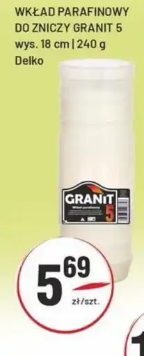 Sedal Wkład parafinowy do zniczy Granit 5 oferta