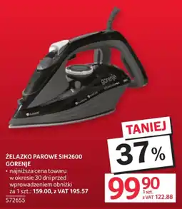 Selgros Żelazko Parowe SIH2600 Gorenje oferta
