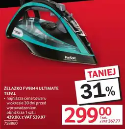 Selgros Żelazko Tefal Ultimate oferta