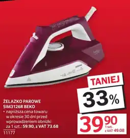 Selgros Żelazko parowe Beko oferta
