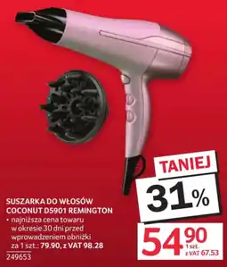 Selgros Suszarka do włosów Coconut D5901 Remington oferta