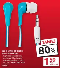 Selgros Słuchawki Douszne MH132EB Msonic oferta