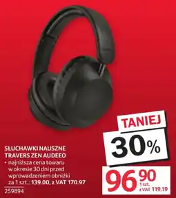 Selgros Słuchawki nauszne Travers Zen Audeeo oferta
