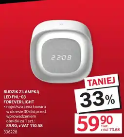 Selgros Budzik z lampką LED FNL-03 Forever Light oferta