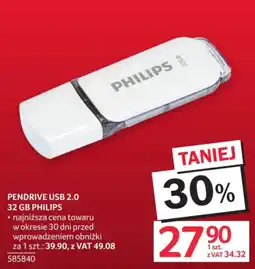 Selgros Pendrive USB 2.0 32 GB Philips oferta