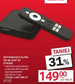Selgros Odtwarzacz Ultra HD 4K Leap-S3 Strong oferta