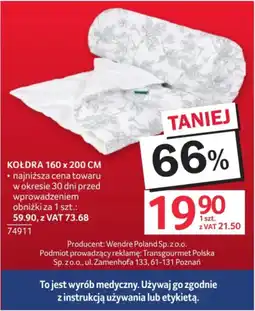 Selgros KOŁDRA oferta