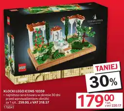 Selgros Klocki LEGO Icons oferta