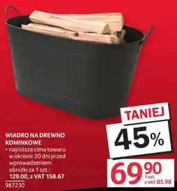 Selgros Wiadro na drewno kominkowe oferta
