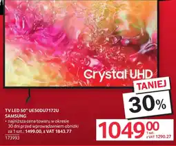Selgros TV LED 50" UE50DU7172U Samsung oferta