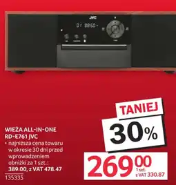 Selgros Wieża All-in-One RD-E761 JVC oferta