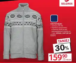 Selgros SWETER MĘSKI oferta