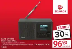 Selgros Radio Cyfrowe DR5BT 54255 Hama oferta