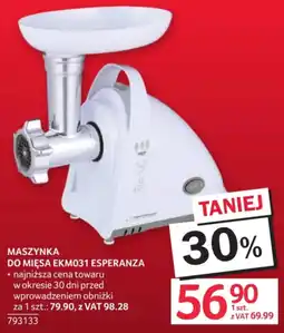 Selgros Maszynka do mięsa EKM031 Esperanza oferta