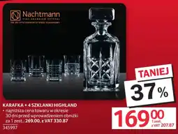 Selgros Nachtmann Karafka + 4 Szklanki Highland oferta