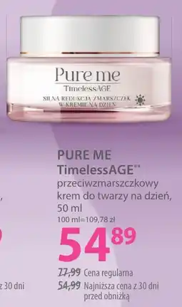 Hebe Pure me TimelessAGE przeciwzmarszczkowy krem do twarzy na dzień oferta