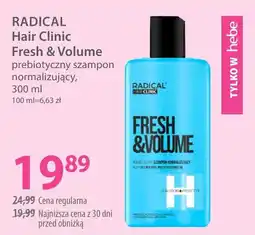 Hebe RADICAL Hair Clinic Fresh & Volume prebiotyczny szampon normalizujący oferta