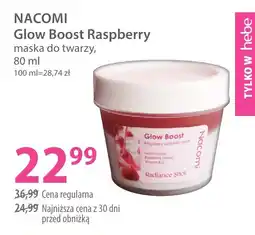 Hebe NACOMI Glow Boost Raspberry maska do twarzy oferta
