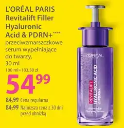 Hebe L'Oréal Paris Revitalift Filler Hyaluronic Acid & PDRN+ oferta