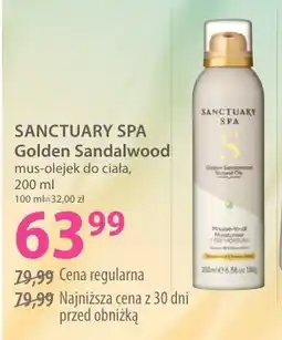 Hebe Sanctuary Spa Golden Sandalwood mus-olejek do ciała oferta