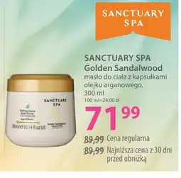 Hebe Sanctuary Spa Golden Sandalwood masło do ciała z kapsułkami olejku arganowego oferta