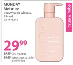 Hebe MONDAY Moisture odżywka do włosów oferta