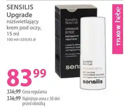 Hebe SENSILIS Upgrade rozświetlający krem pod oczy oferta
