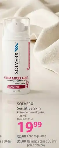 Hebe Solverx sensitive skin krem do demakijażu oferta