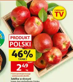 Auchan Jabłka w skrzyni oferta