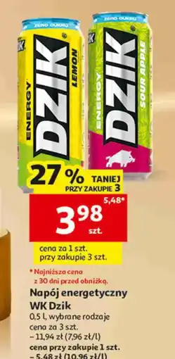 Auchan Napój energetyczny WK Dzik oferta