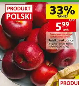 Auchan Jabłka red prince oferta