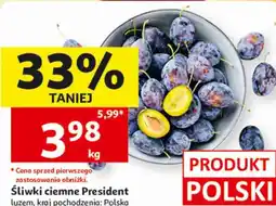 Auchan Śliwki ciemne President oferta