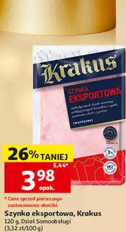 Auchan Szynka eksportowa, Krakus oferta