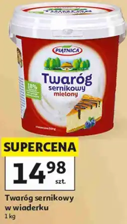 Auchan Twaróg sernikowy w wiaderku Piątnica oferta