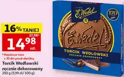 Auchan Torcik Wedlowski ręcznie dekorowany oferta