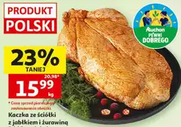 Auchan Auchan Pewni Dobrego Kaczka ze ściółki z jabłkiem i żurawiną oferta