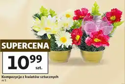 Auchan Kompozycja z kwiatów sztucznych nr 1 oferta