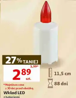 Auchan Wkład LED z bateriami oferta