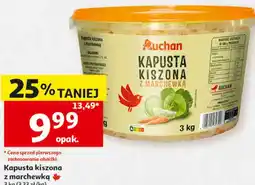 Auchan Kapusta kiszona z marchewką Auchan oferta