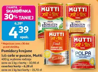 Pomidory krojone lub całe w puszce Mutti