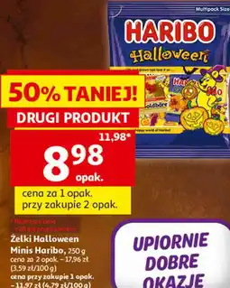 Auchan Żelki Halloween Minis Haribo oferta