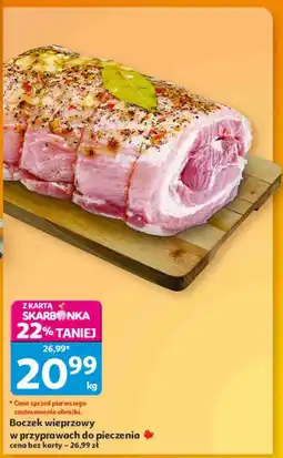 Auchan Boczek wieprzowy w przyprawach do pieczenia oferta